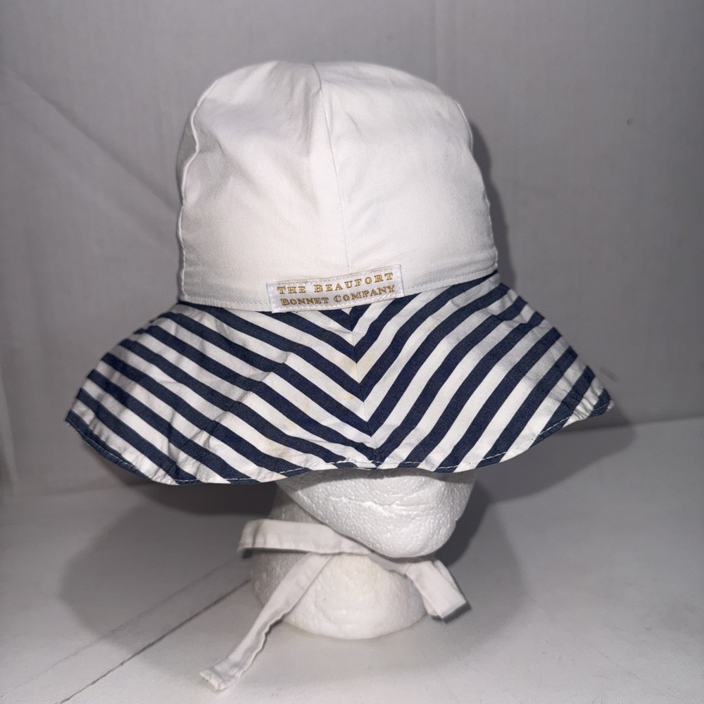 The Beaufort Bonnet Company Toddler Kids Beach Cissy Striped Sun Hat Size Small